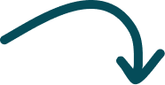 A thick, dark teal arrow curves downward to the right, ending in a pointed arrowhead. The arrow starts on the left side and makes a smooth arch before pointing down.
